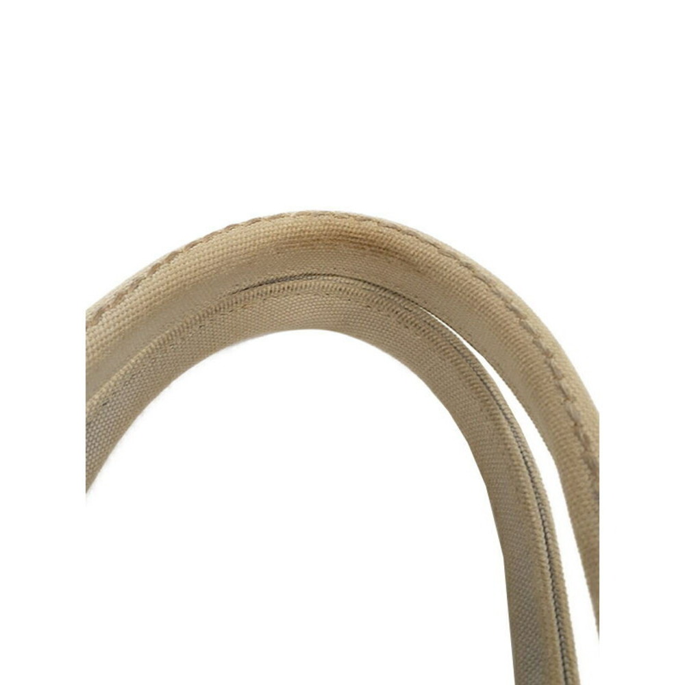 Prada Canapa 2way Tote Bag Canvas White - Picture 5 of 9